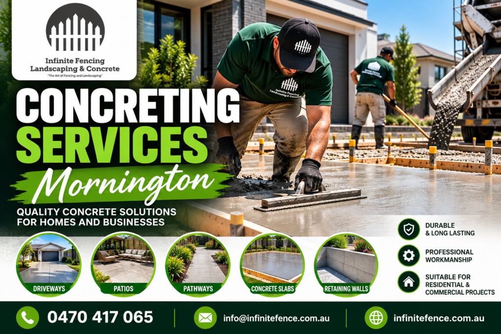Concreting Services in Mornington